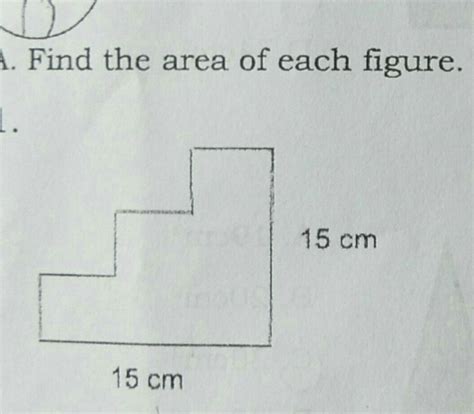 Solved A Find The Area Of Each Figure Math