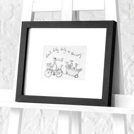 Don T Dilly Dally Sketch X Cm Framed Print Brandalley