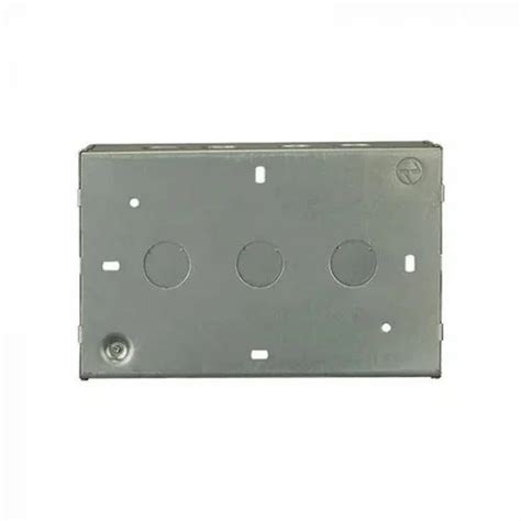 Stainless Steel Lauritz Knudsen Entice 12 Module GI Metal Box At Rs 443