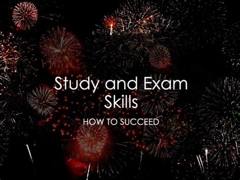 Study and Exam Skills | Teaching Resources 
