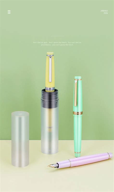 Перьевая ручка Jinhao 82 карамельных цветов с золотым зажимом ...