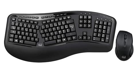 Kit Clavier Et Souris Sans Fil Ergonomique Clavier Souris Pearl Fr