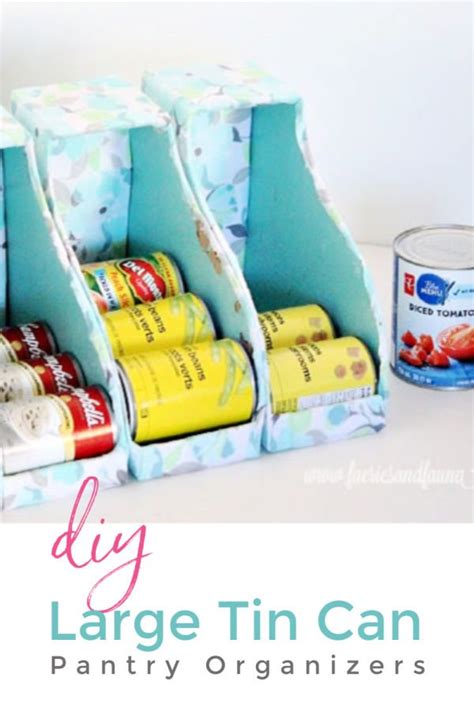 DIY Can Organizer for Kitchen Pantry