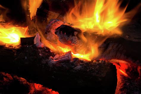 Blazing Fire Photograph by K Pegg - Fine Art America