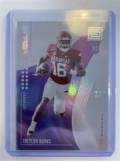 TREYLON BURKS 2022 Panini Chronicles Status Draft Picks Rookie Card RC