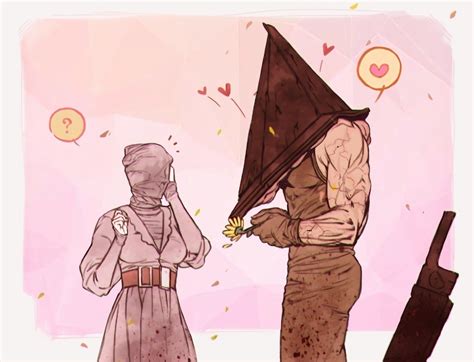 Ghostface And Pyramid Head Pyramid Head And Nurse Fanart Pyramid