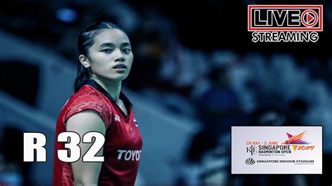 LIVE Sung Yu TPE Vs Kitit Rawinda THA I Singapore Open 2024 I