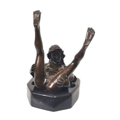 Buy 9 Erotic Nude Woman Bronze Statue Sex Addict Legs Outstretched Female Sculpture Figurine