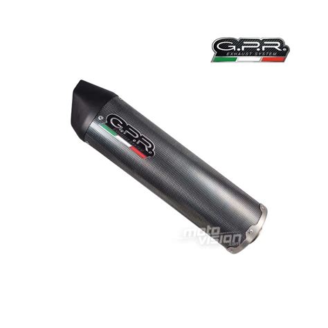 Exhaust Gpr Furore Poppy Approved Aprilia Sl Falco