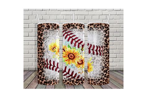 Oz Tumbler Sunflower Leopard Baseball Graphic By Ratipornkungdent