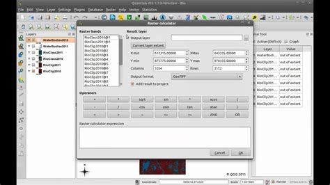 Using Qgis Working With Raster Calculator Youtube