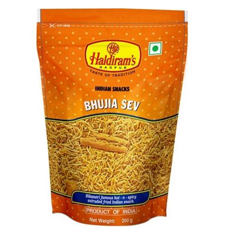 Haldiram Bhujia Sev Namkeen Packaging Size Gram Rs Packet