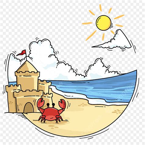 Animated Clipart Of Sand Crabs And Shells