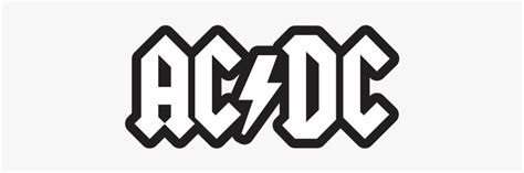 Ac/dc Sticker Logo Decal For Those About To Rock We - Ac Dc Logo White ...