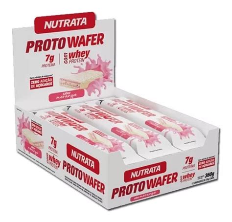 Proto Wafer 360g Barra De Proteina Whey Protein 12 Und MercadoLivre