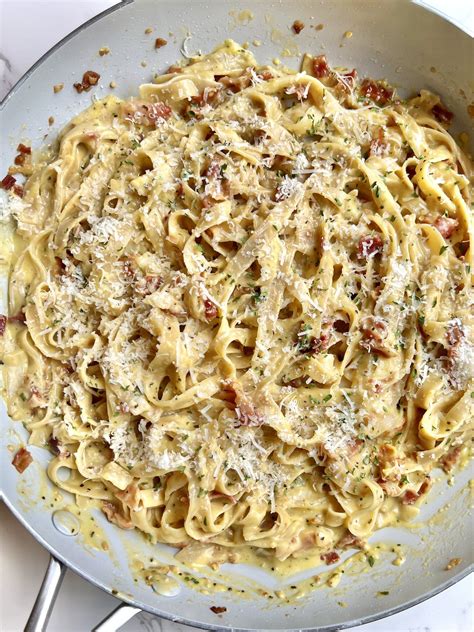 Easy Gluten Free Pasta Carbonara Recipe