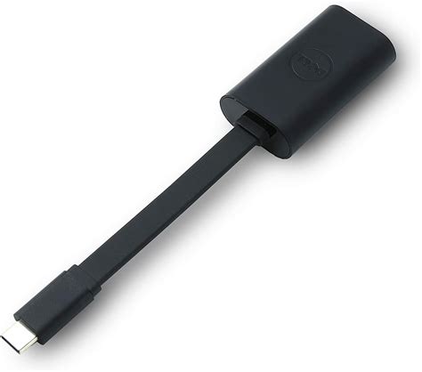 Dell Usb C Rj 45 Usb C Rj 45 Negro Adaptador De Cable Adaptador