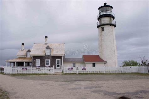 Highland Lighthouse in North Truro Massachusetts Stock Image - Image of ...