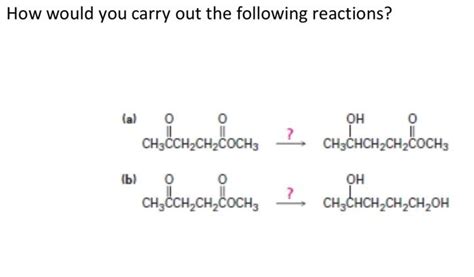 Solved How would you carry out the following reactions? (a) | Chegg.com