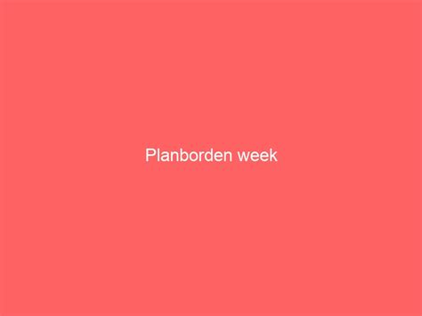 Planborden Week Goedgeschenk Nl Cadeau Geschenken Site