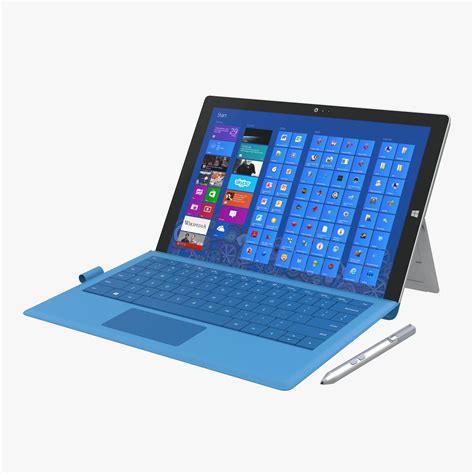 Microsoft Surface Pro 3 3D Model $49 - .max .obj .ma .lwo .fbx .c4d ...