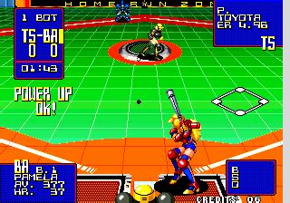 Screenshot Of Super Baseball 2020 Arcade 1991 MobyGames