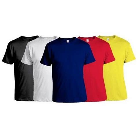 Red Casual Colored Plain T Shirts, Size: Medium, Rs 100 /piece | ID ...