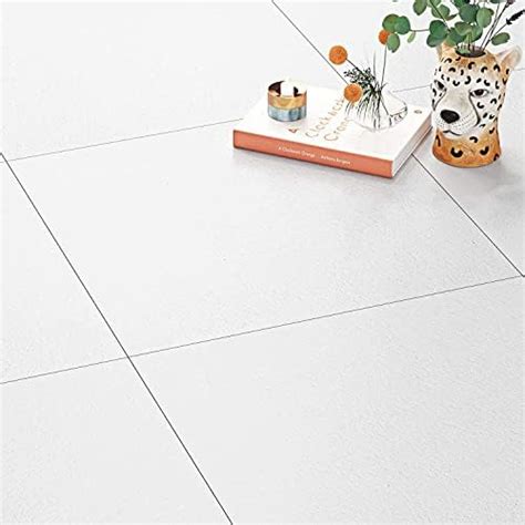 Funstick 5 Pack Peel And Stick Flooring Tiles 30x30cm Concrete Grey Vinyl Flooring Peel And