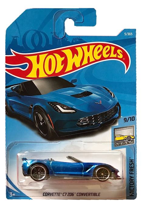 Buy Hot Wheels Th Anniversary Factory Fresh Corvette C Z Convertible Blue