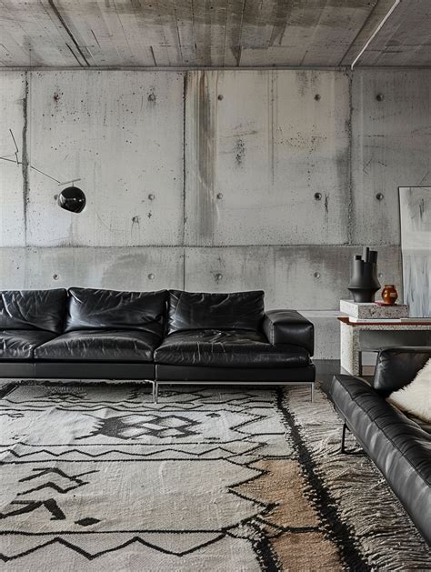 16 Living Rooms With Brutalist Design - TastyInteriors