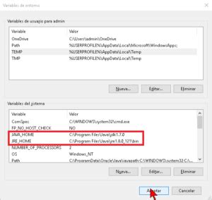 C Mo Configurar Las Variables De Entorno Java Home Y Jre Home En