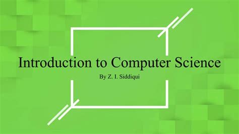 01 Introduction To Computer Science Ppt