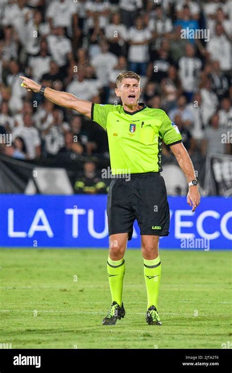 Alberto Picco Stadium La Spezia Italy August 27 2022 Referee Mr