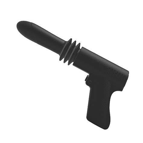 SQ 028 Vibrador Vai E Vem Formato De Pistola Arma Libb Sex Toys Importadora Atacado