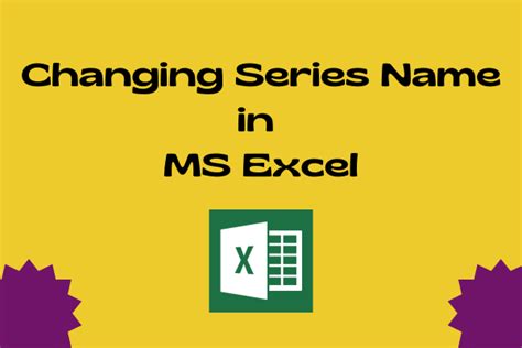 How To Change Series Name In Excel Chart Printable Timeline Templates