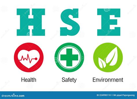 Hse Concept Health Safety Environment Acronym Stock Vector Illustration Of Healthy