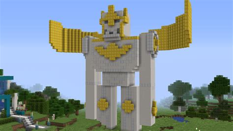 Galio inspired statue (with Iron Golem base) : r/Minecraft