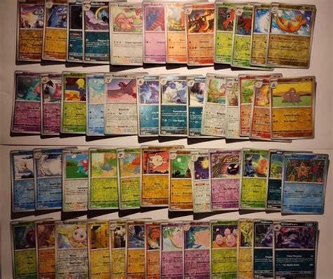 LOT DE 50 Cartes Pokemon Reverse EV3 5 Ecarlate Et Violet 151 NEUF FR