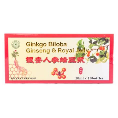 Ginkgo Biloba Ginseng Si Royal Jelly 10 Fiole X 10 Ml Sa Bebe Tei