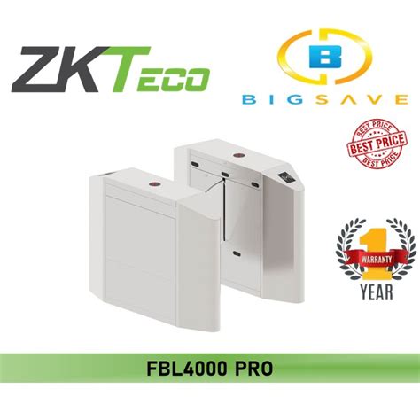 Zkteco Fbl Pro Single Lane Flap Barrier Turnstile Shopee Malaysia