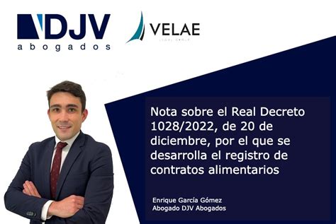 Nota Sobre El Real Decreto De De Diciembre Por El Que Se