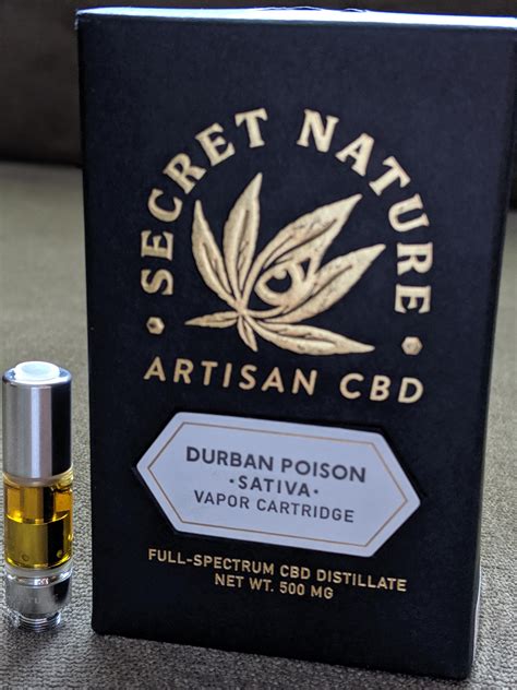Secret Nature Durban Poison : r/CBD