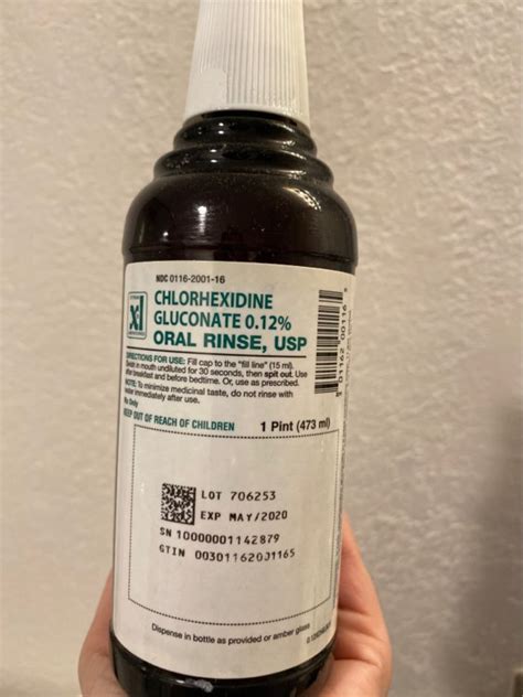 Denticare Pro Rinse Chlorhexidine Gluconate Oral Rinse