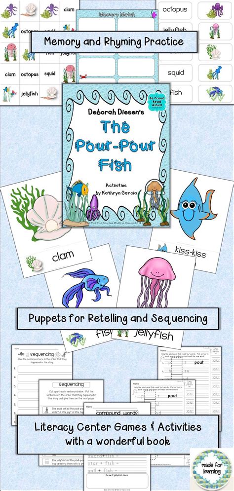 The Pout Pout Fish Read Aloud Activities And Worksheets Companion