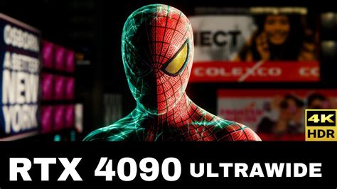 Marvel S Spider Man Remastered RTX 4090 80 POWER LIMIT 3840x1600