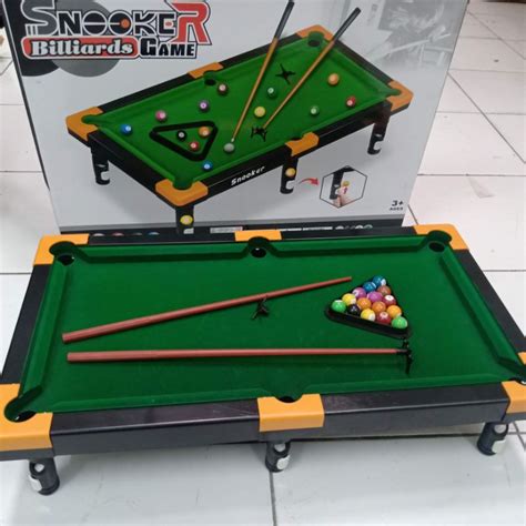 Jual Mainan Anak Biliard Mini Snooker Billiards Game Table Meja Biliard