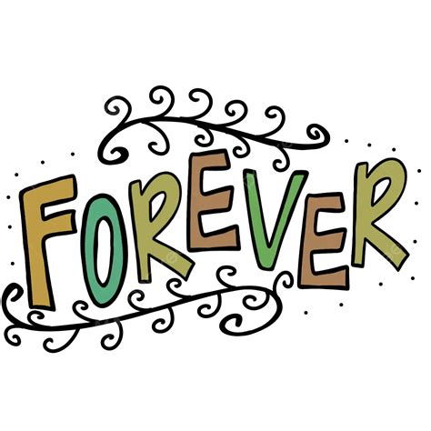 Forever Text Art, Forever, Text Art, Text PNG Transparent Clipart Image ...