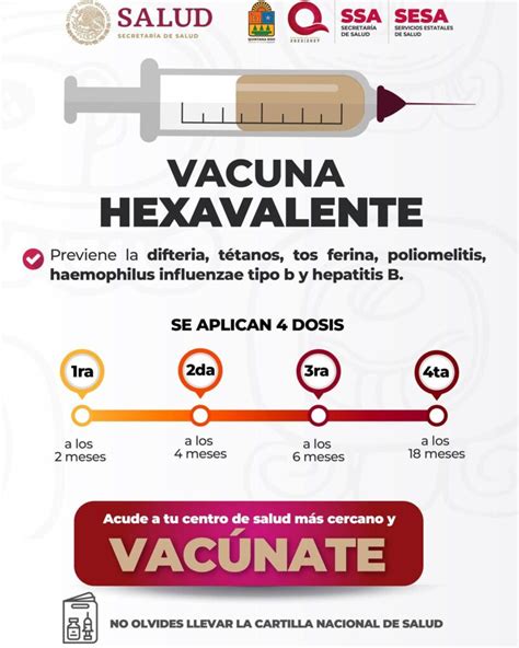 Recuerda Que Vacuna Hexavalente Te Protege De Padecimientos Distintos