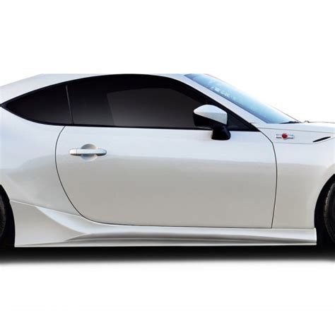 Duraflex 117221 S Look Style Fiberglass Side Skirts Unpainted