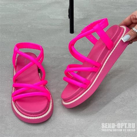 Купить Босоножки женские летние на платформе Mosii-pink оптом в Москве ...